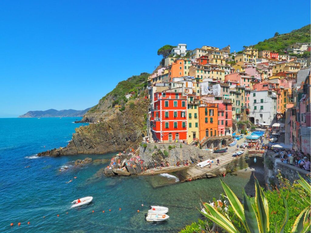 Cinque Terre - Riomaggiore im Sommer