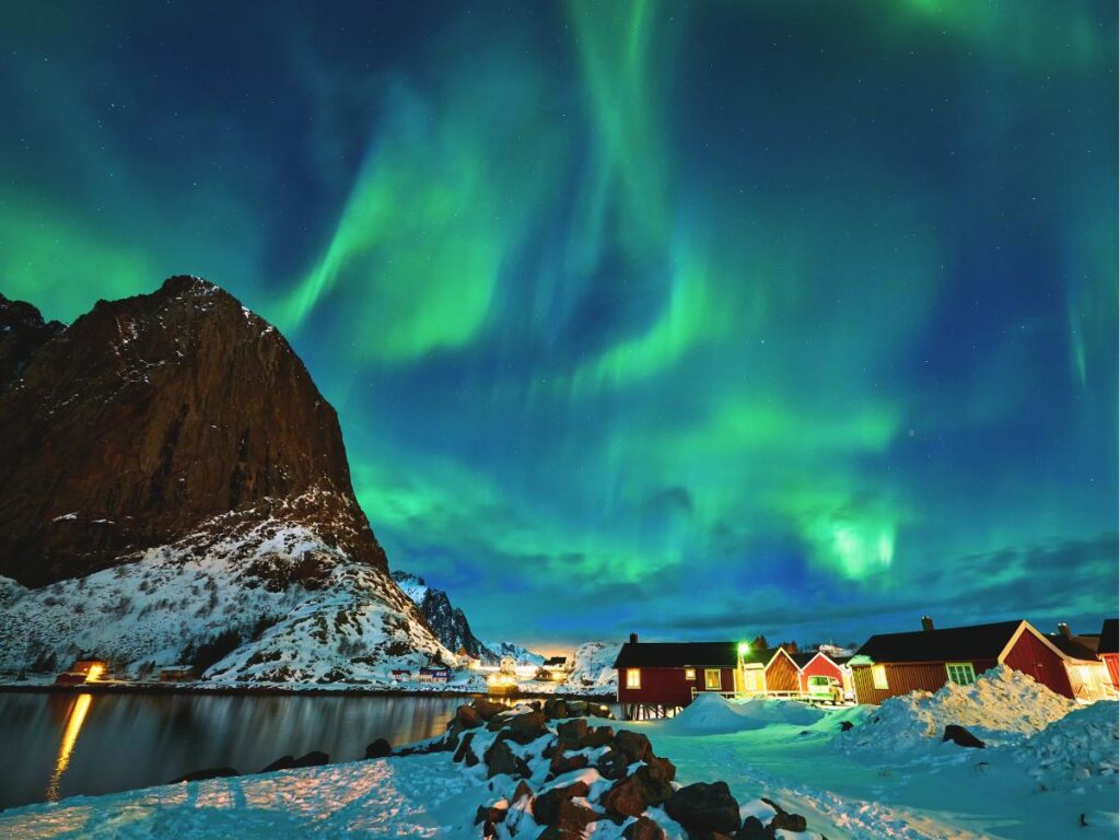 Polarlichter in Norwegen