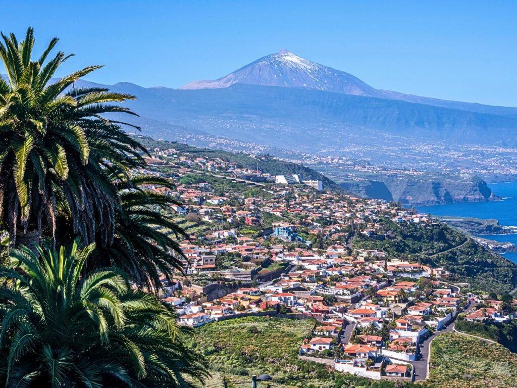 Teneriffa Flug im Winter